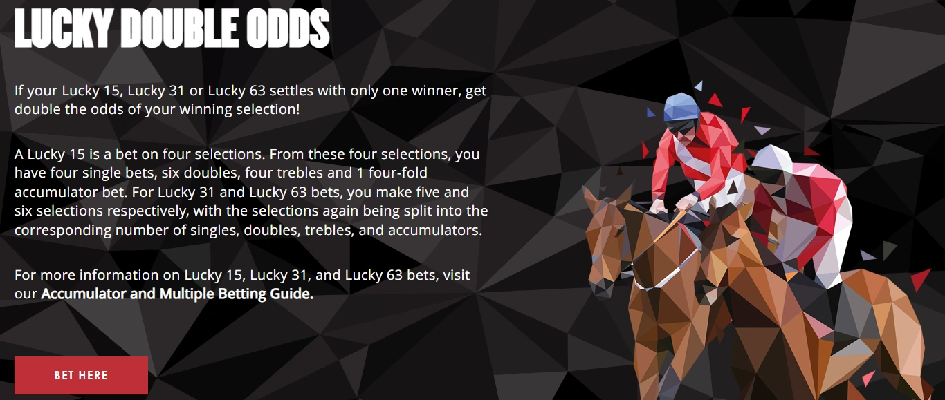 lucky double spreadex