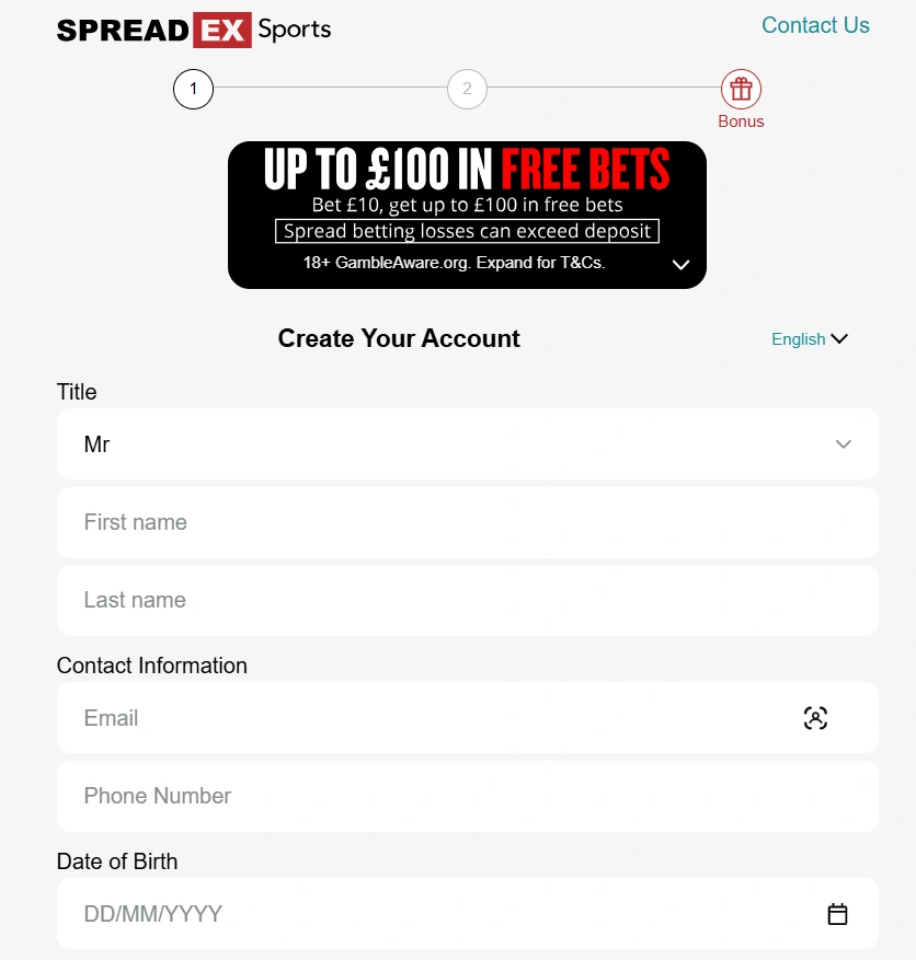 spreadex login