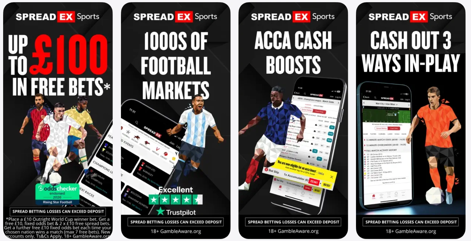 spread ex mobile app